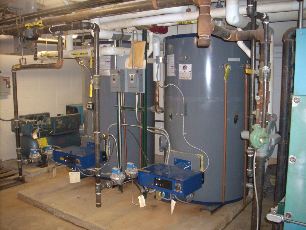 Commercial water heater service