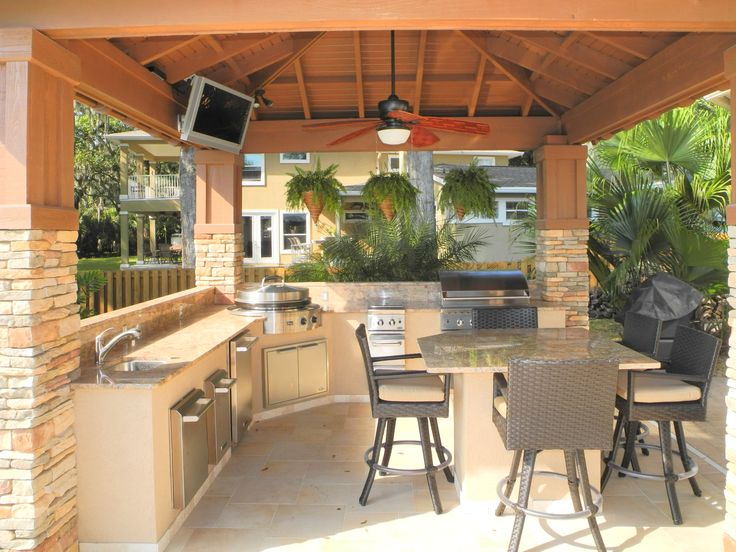 Outdoor kitchen plumbing